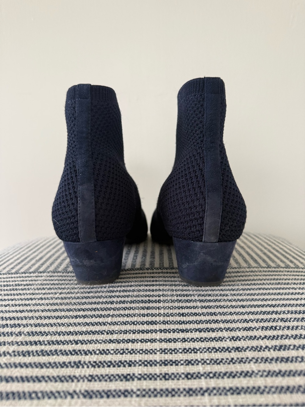 Eileen Fisher Stretch Knit Bootie - Navy - Picture 5 of 8